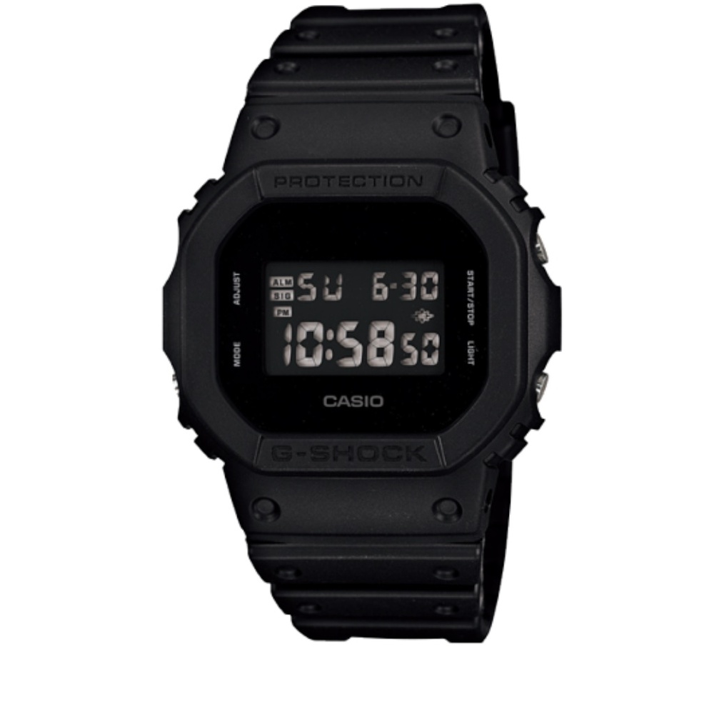 NEW Casio Men's DW-5600BB-1DR G Shock Digital Quartz Black Watch DW5600BB-1CR